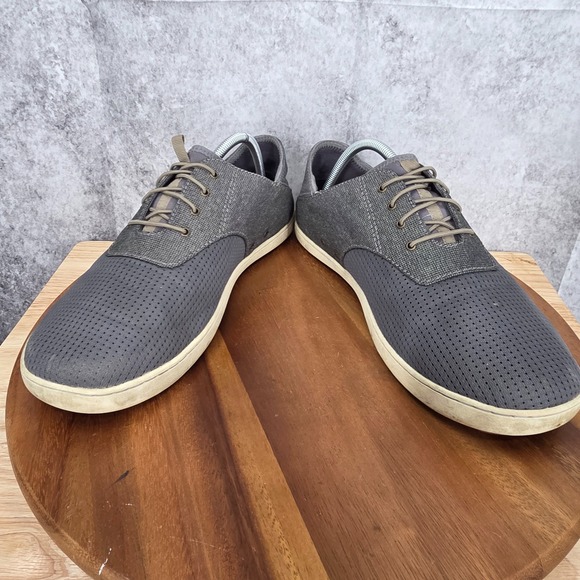 OluKai Nohea Moku Sneakers Men‎ 11 M Gray Slip On Comfort Casual Shoes Low Top main image 4